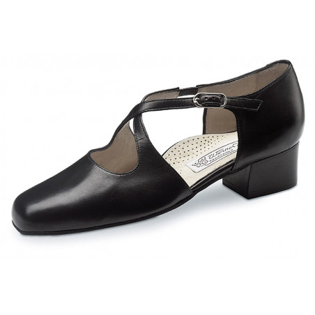 La Boutique Salsa - Ladies Dance Shoes Eva 3,4 Nappa black Comfort